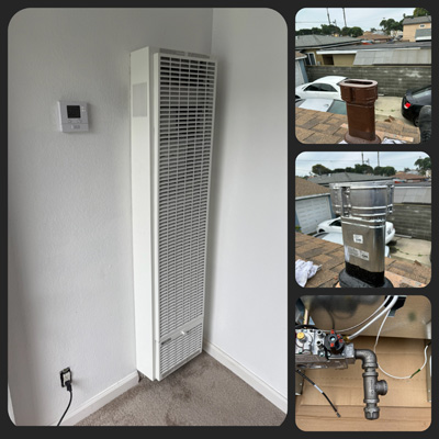 Williams Wall Heater Installation